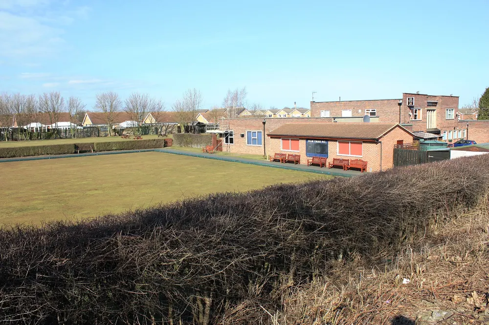 The bowling green at Elm Tree, west Stockton-on-Tees
