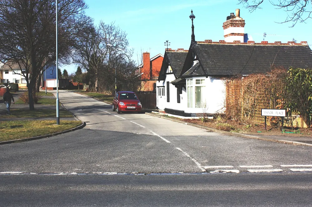 Semi-detached houses on Manor Place, Fairfield, Stockton-on-Tees