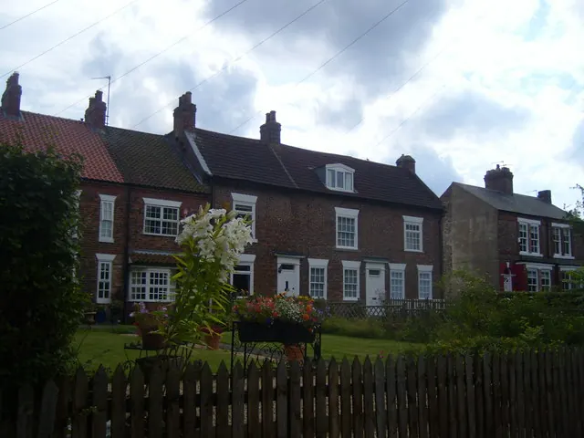 Older houses on Hartburn Village, Stockton-on-Tees, in the Hartburn Conservation Area