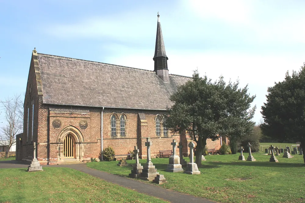 St Peter's Church, Wolviston, behind the High Street in the Wolviston Conservation Area